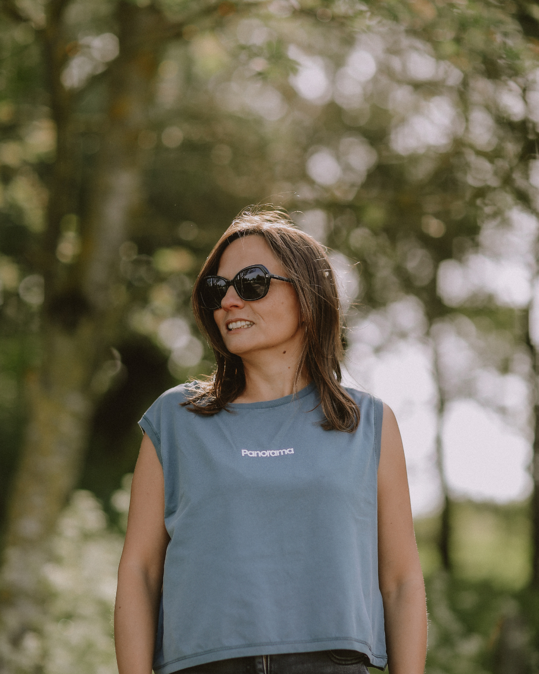 Crop top femme porté ambiance estivale Flandres - Panorama