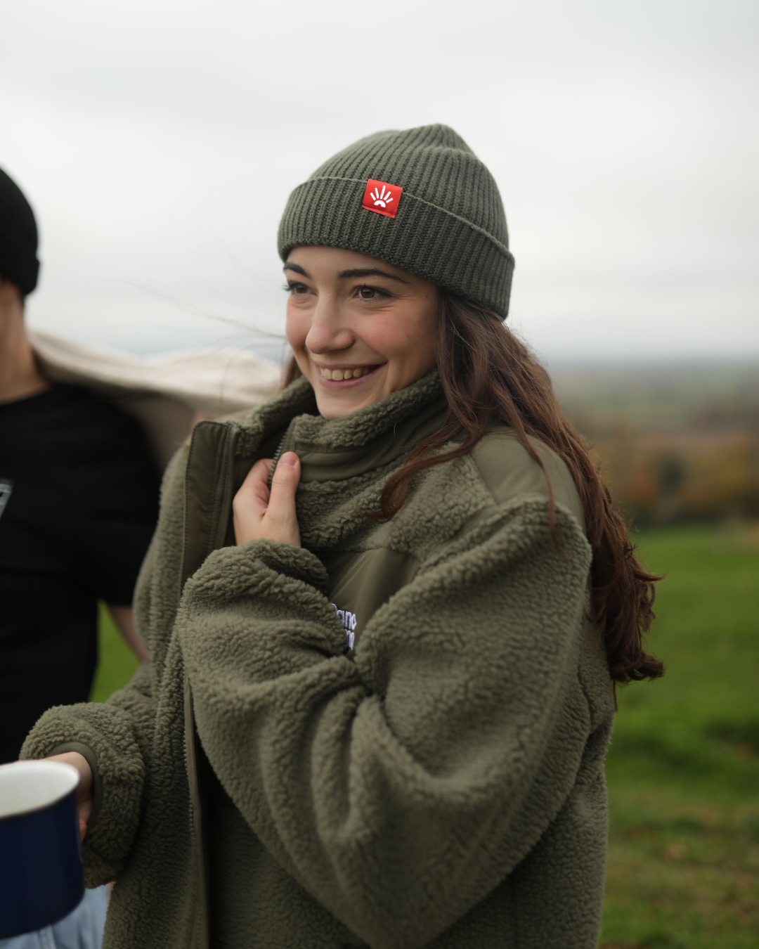 Bonnet court unisexe Panorama hiver slow fashion